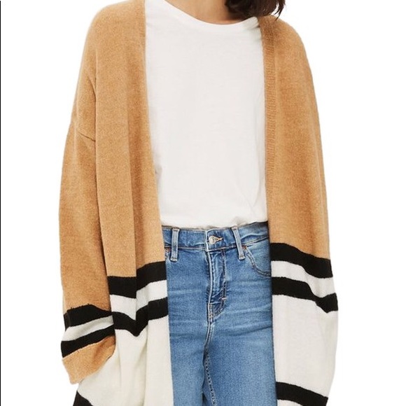 Topshop Sweaters - Topshop colorblock cardigan